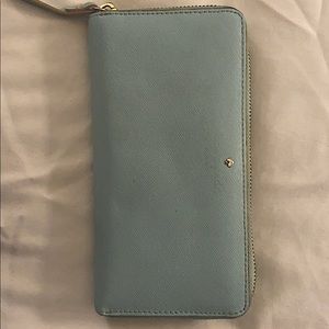 Kate Spade light blue wallet